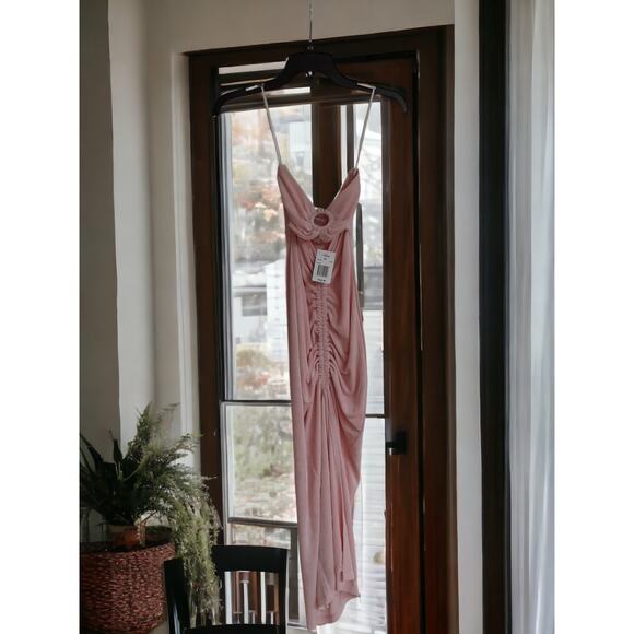 NWT - L*Space Stina Midi Dress in Rose Quartz Size: XS - Picture 6 of 7